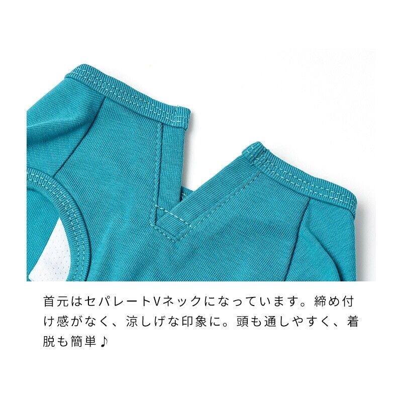 犬服　ICEライフイズタンク [サイズ: １号〜] [カラー: ターコイズ]