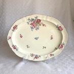 リモージュ 花柄 （バラ柄） オーバルプレート コンポティエ風 12TWbc5