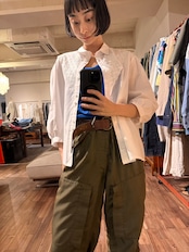 7部袖ヨーロッパレースブラウス