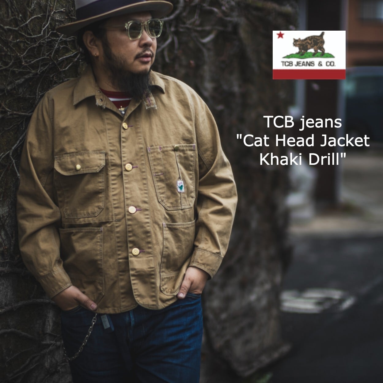 Cat Head Jacket Khaki Drill