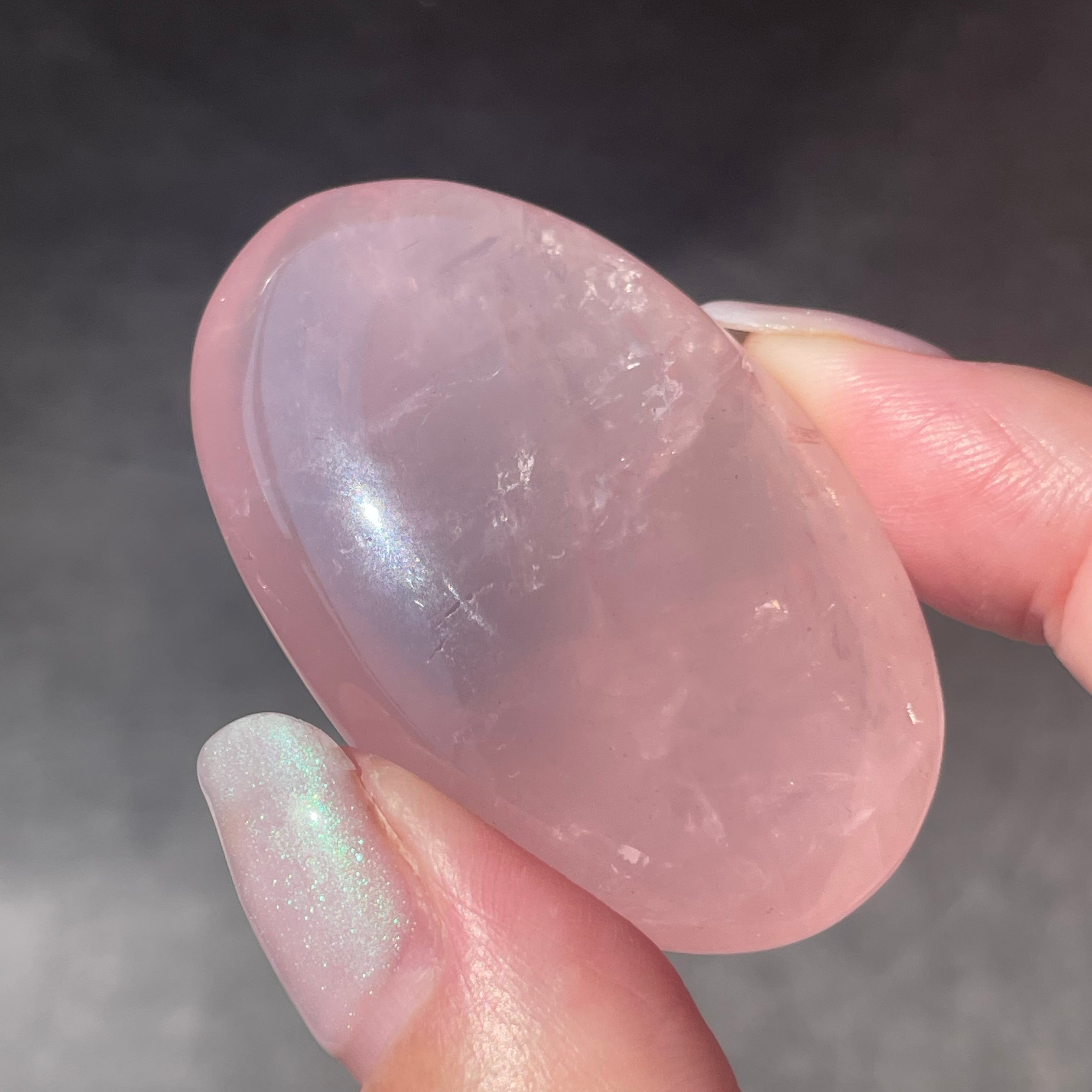 モザンビーク産♦︎Rose Quartz ローズクォーツ|palm パーム|天然石