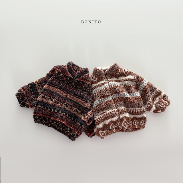 *即納* BONITO ノルディックジップアップ