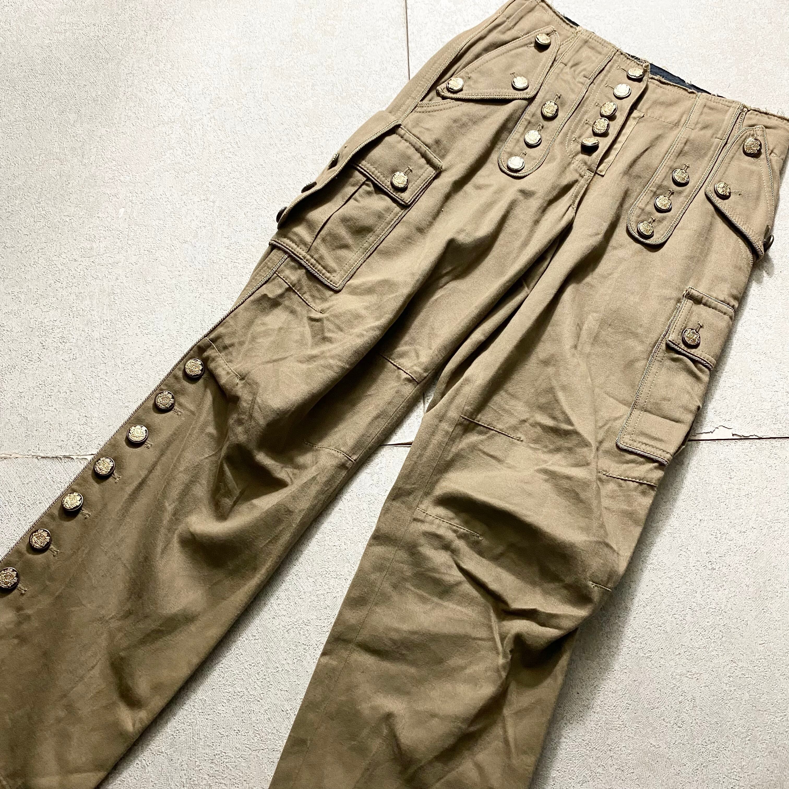 DOLCE&GABBANA button design cargo pants | NOIR ONLINE