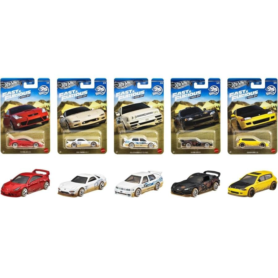 ホットウィール(Hot Wheels) ワイルド・スピード テーマ アソート - レースオフ 5台入り HNR88-986P