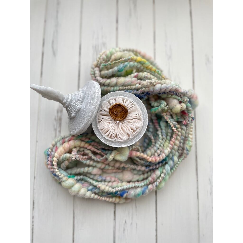 アートヤーン  手紡ぎ糸【22-0117】