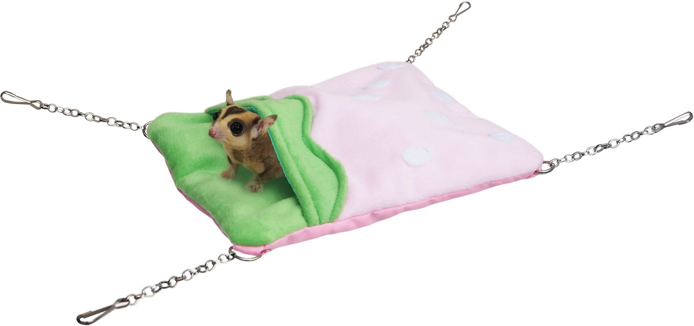 【小動物】いちごのちびモック レッド/ピンク