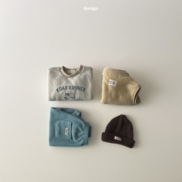 《即納》送料無料【Amigo】Brushed Waffle Beanie