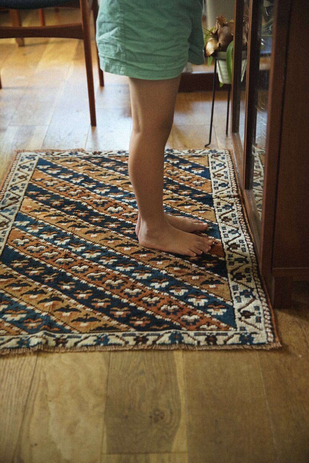 744 -Semi Antique Kurdishrug