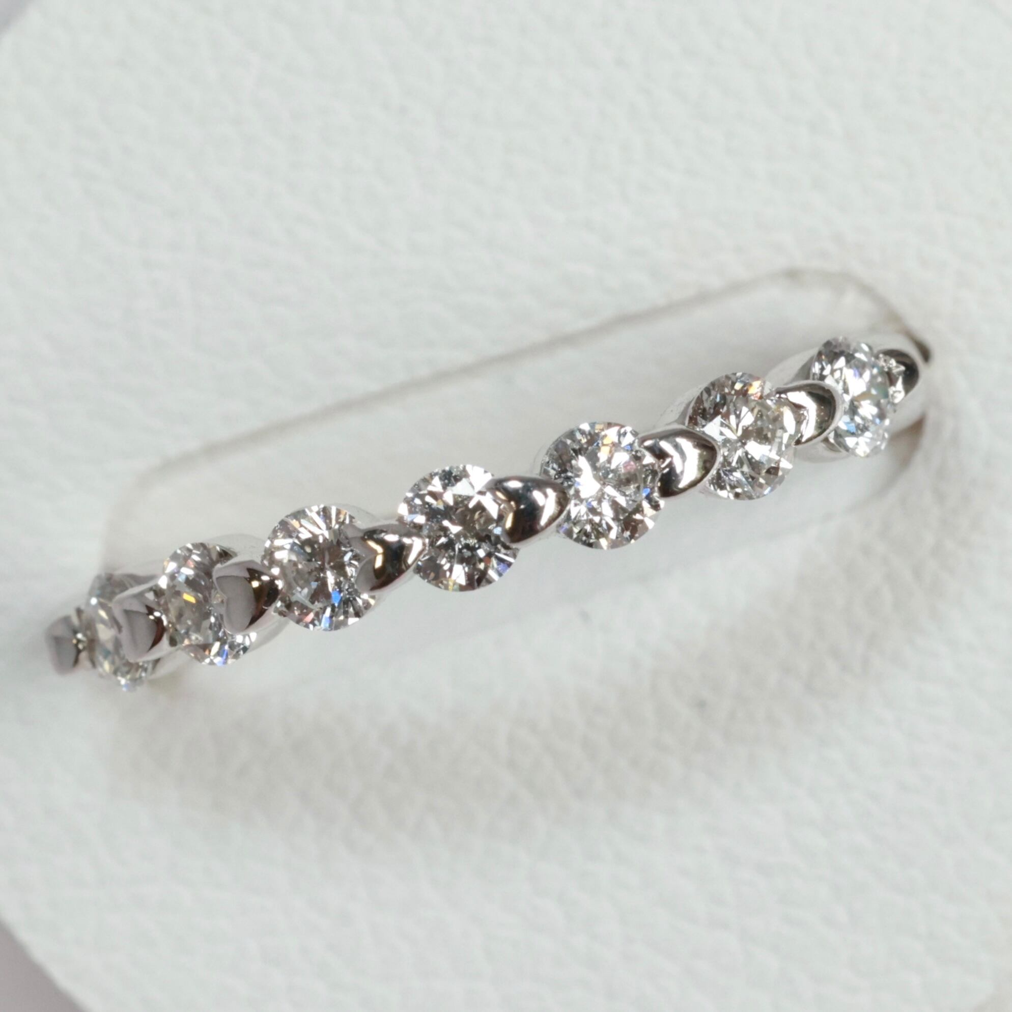 超美品!ブルーリバー プラチナダイヤモンドリング  プラチナ900＆0.2ct