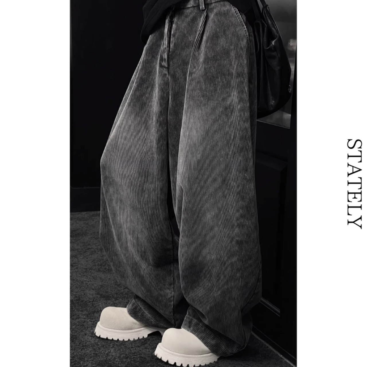 Pinstripe Wide ストライプワイドパンツ/2color_B36・画像6