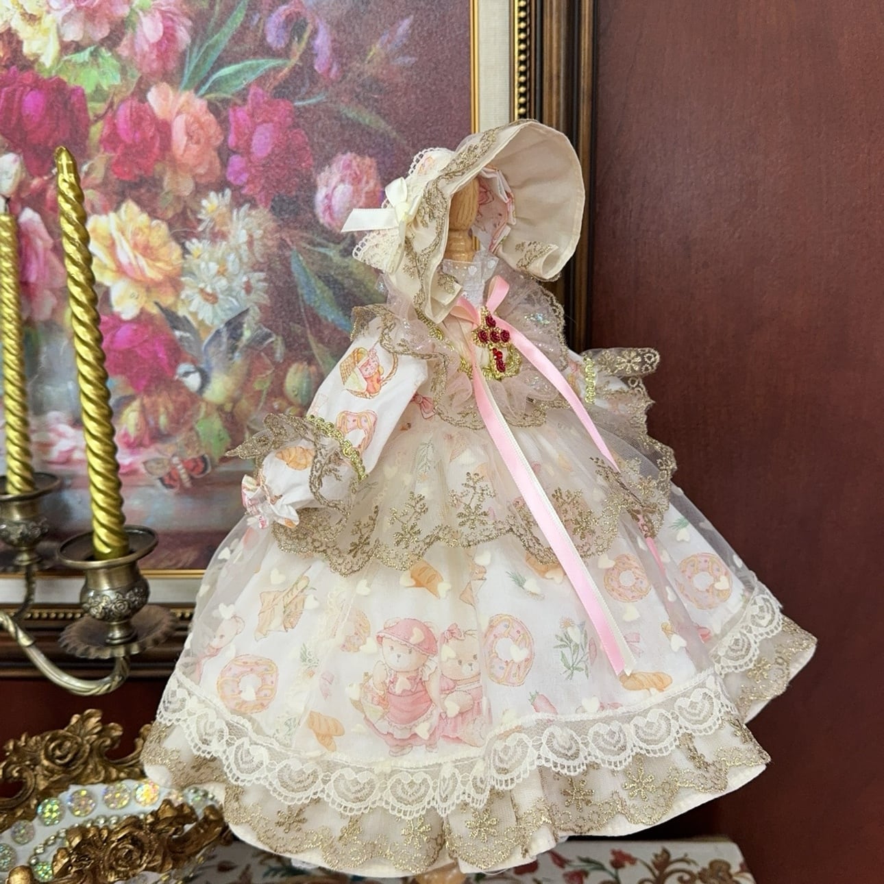 さ*な様 ディーラー（Mabel the Grace）様 MSD・休日子サイズド DD,SD,MDD,MSD,幼SDサイズ お姫様ドレス ドール服 アウトフィット