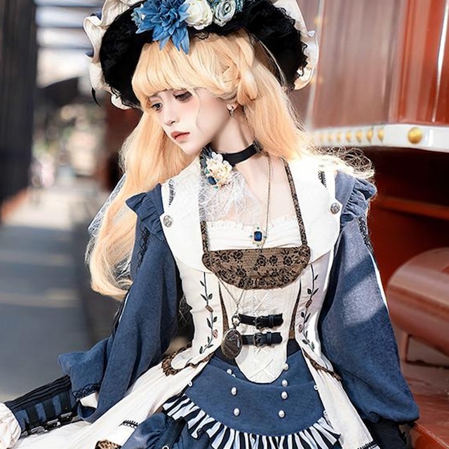 Himekei Lolita harajuku 白ロリ ゴスロリ チョーカーT 予約商品 11月出荷 ゴスロリファッション通販 With U ロリパン