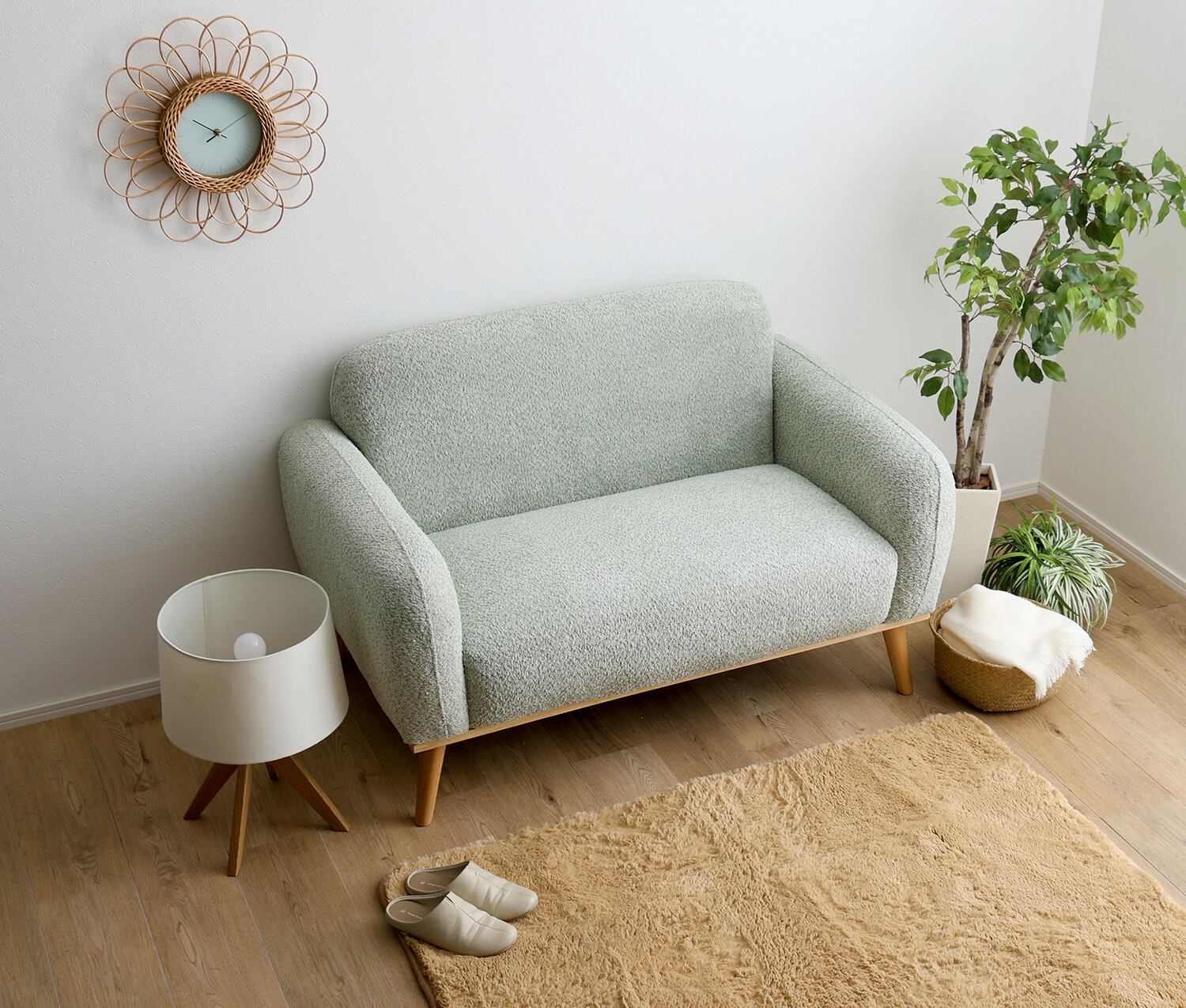 3色】タオルのようなふわっと素材が気持ちい大人かわいいコンパクト