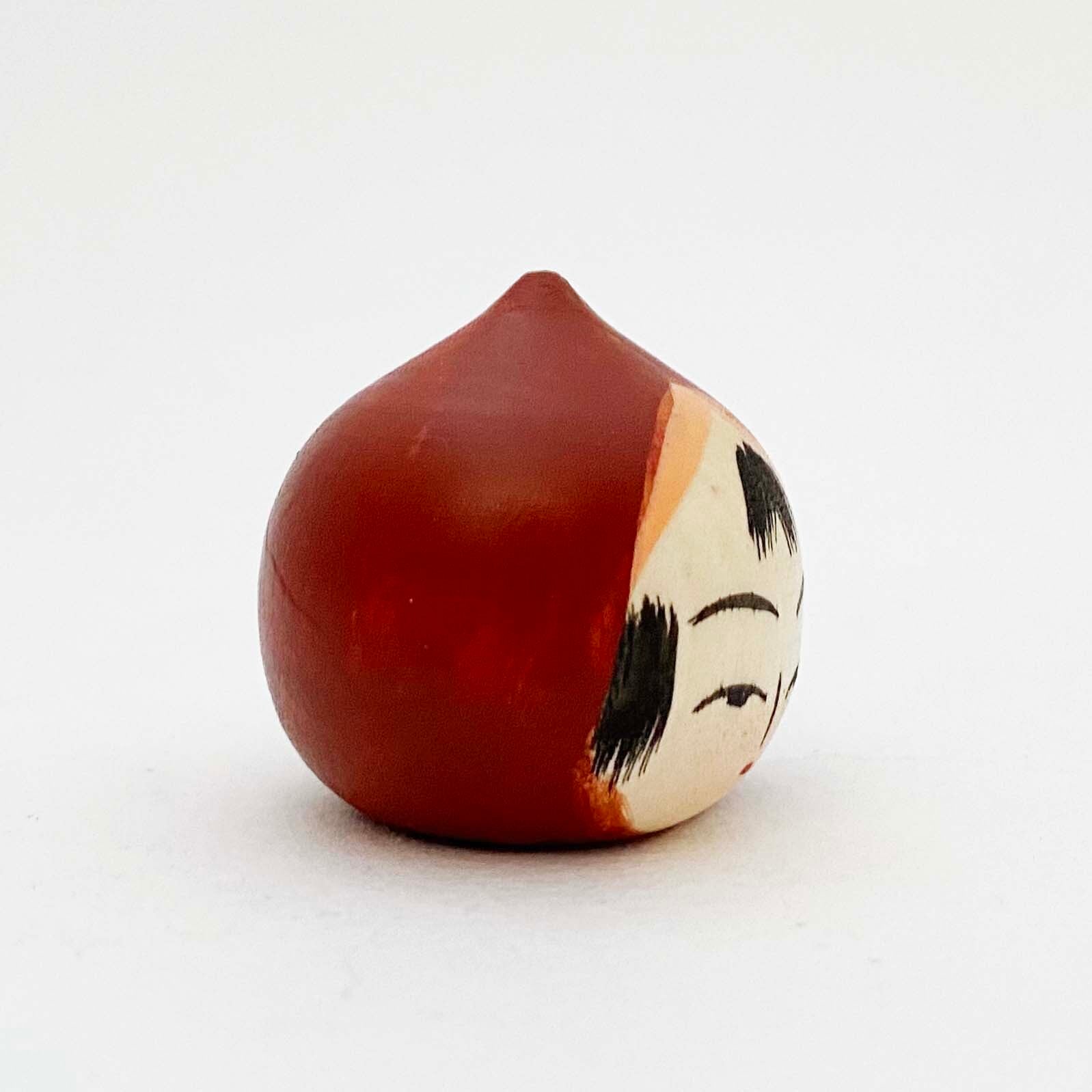 栗坊やこけし（遠刈田系 / 小笠原義雄工人）小