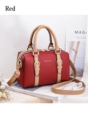 【0277】Bicolor Boston Style Shoulder Hand Bag