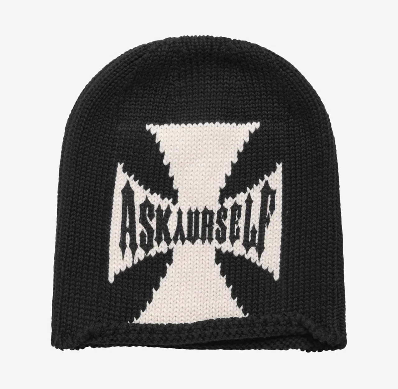 ASKYURSELF / rider cross beanie