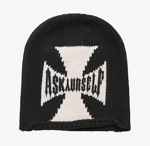 ASKYURSELF / rider cross beanie