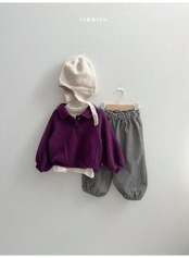 〖取寄〗韓国子供服 / 26winter / minirobe / ボーイカラートレーナー / キッズ *S~XL*