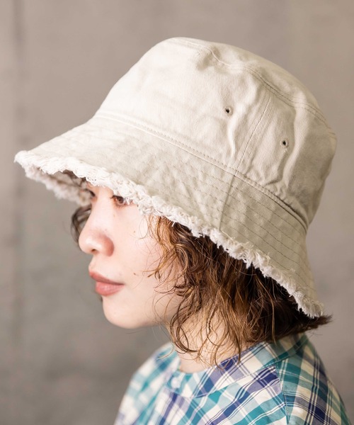 フリンジバケットハット