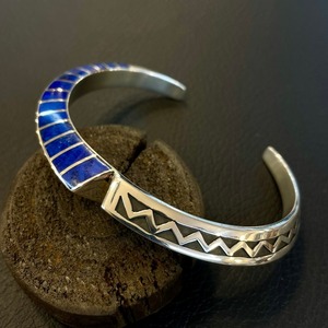 ローンパーカー（Lonn Parker）ラピスラズリ×オニキス バングル