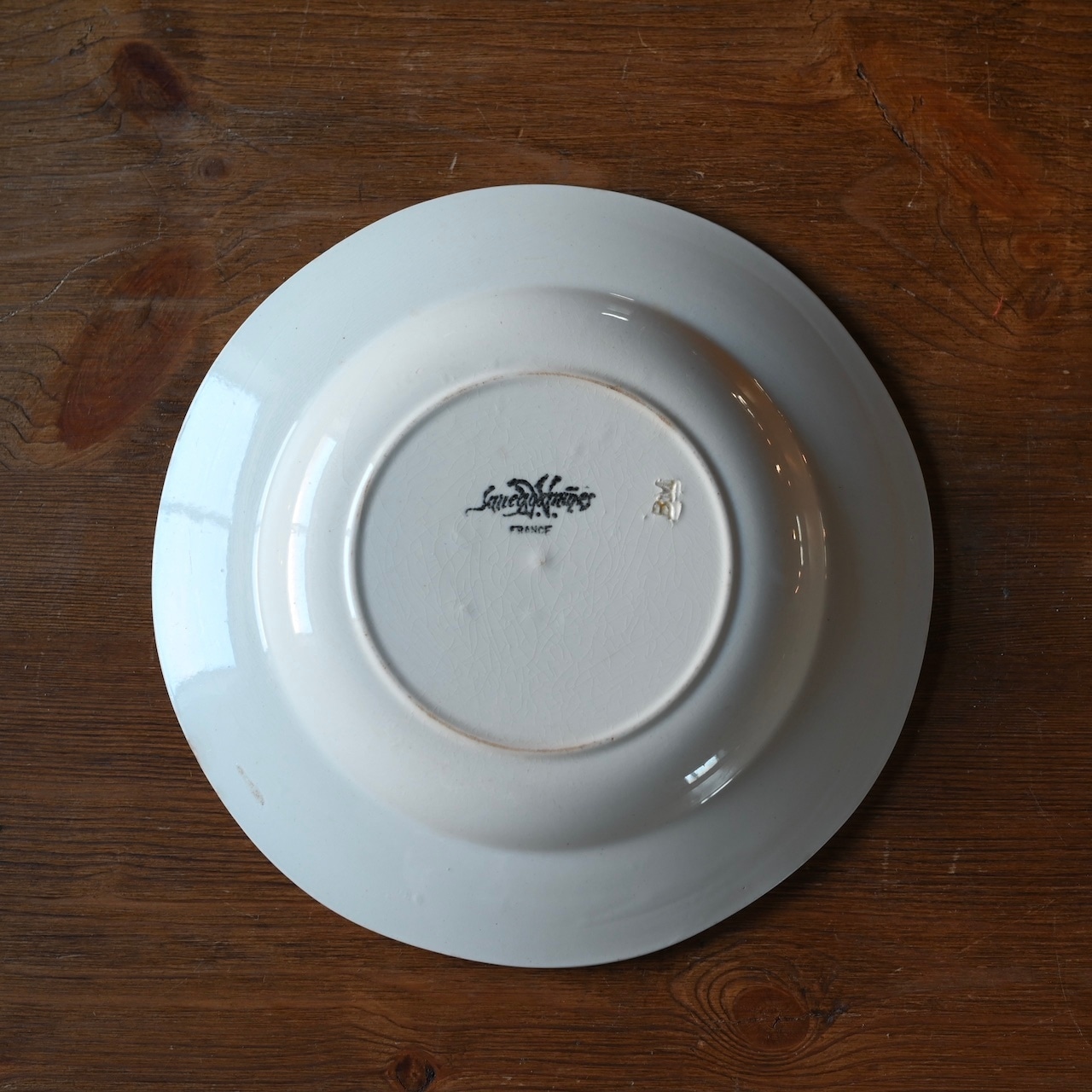 SARREGUEMINES  Plate / サルグミンヌ プレート【C】〈 スープ皿・フランス食器・フランスアンティーク・アンティークプレート・ブロカント・ヴィンテージ 〉113602