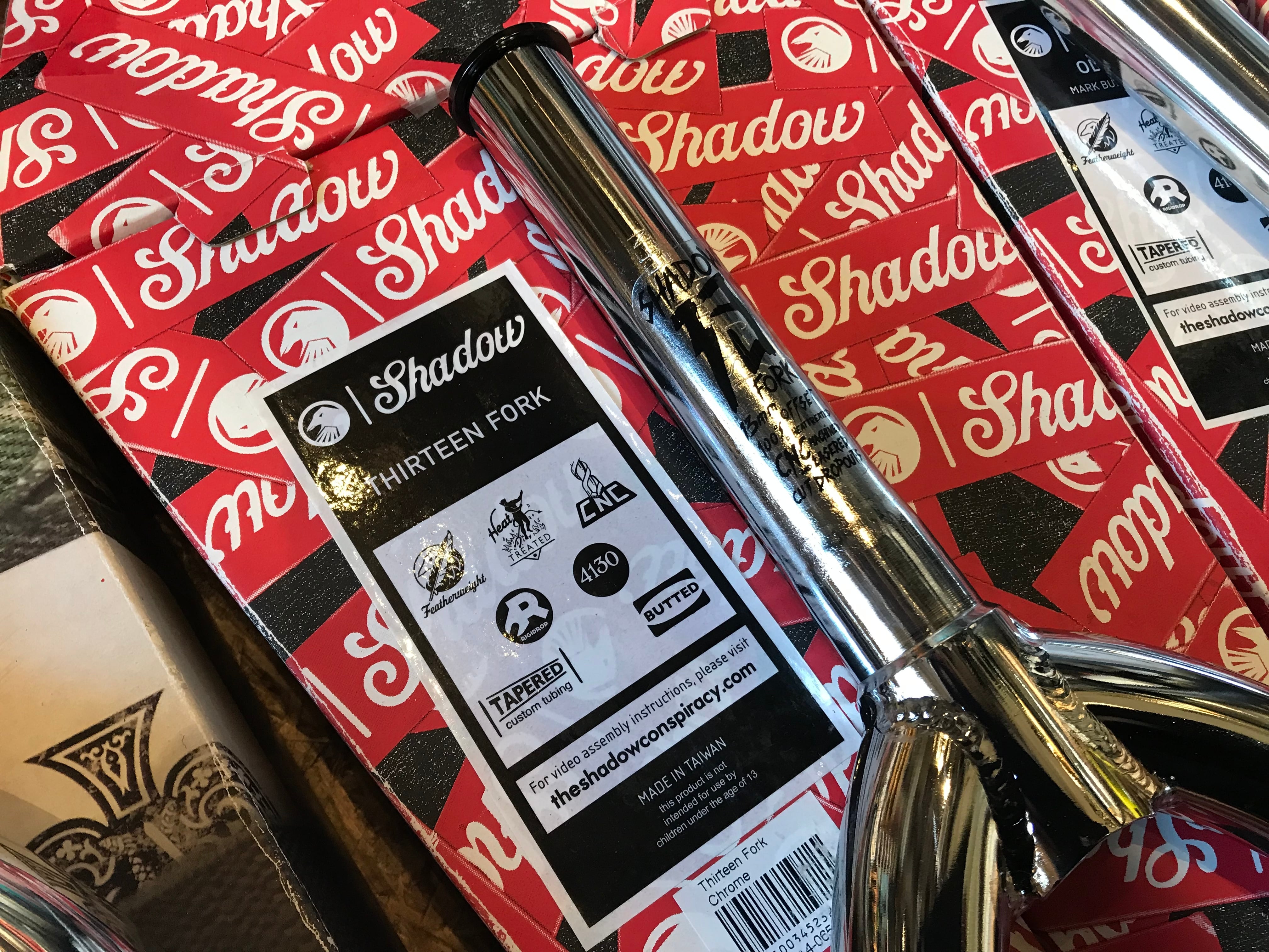 SHADOW THIRTEEN FORK 13mm CHROME | bmxshop