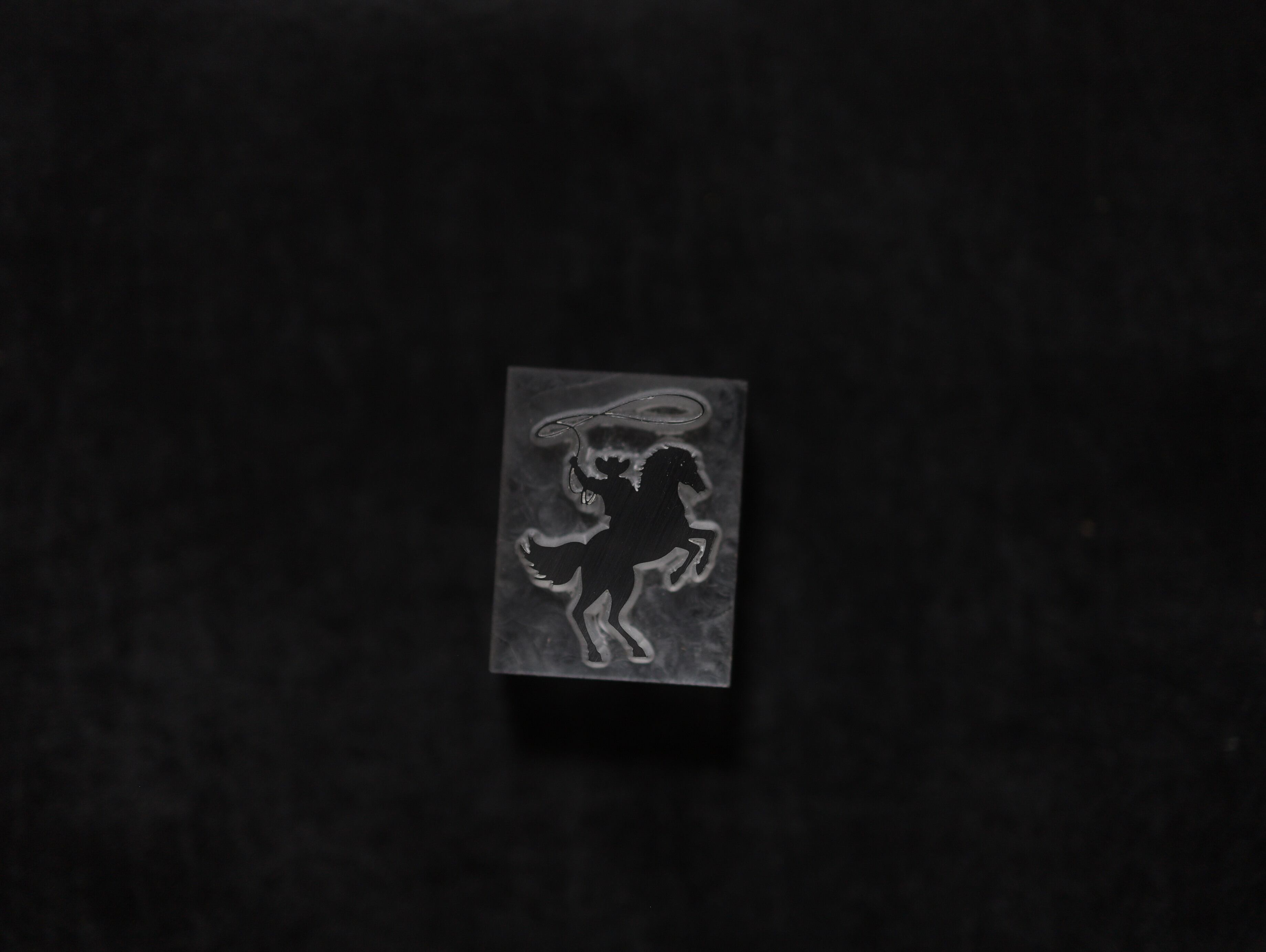 【アクリル刻印】カウボーイ　　レザークラフト用