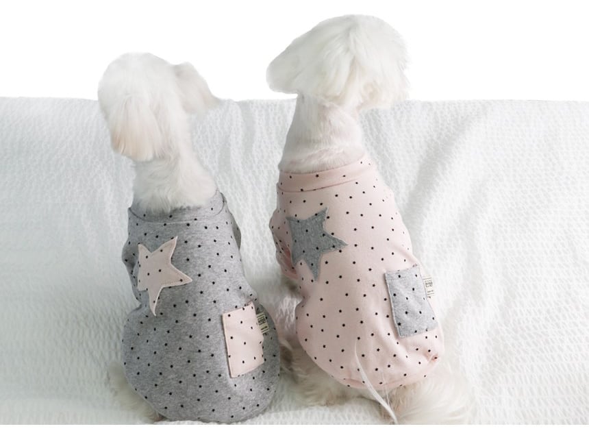 星Tシャツ タンクトップ 犬の服 室内着 シンプル 小型犬 中型犬 秋冬 犬服 抜け毛防止 犬 ドッグウェア top13