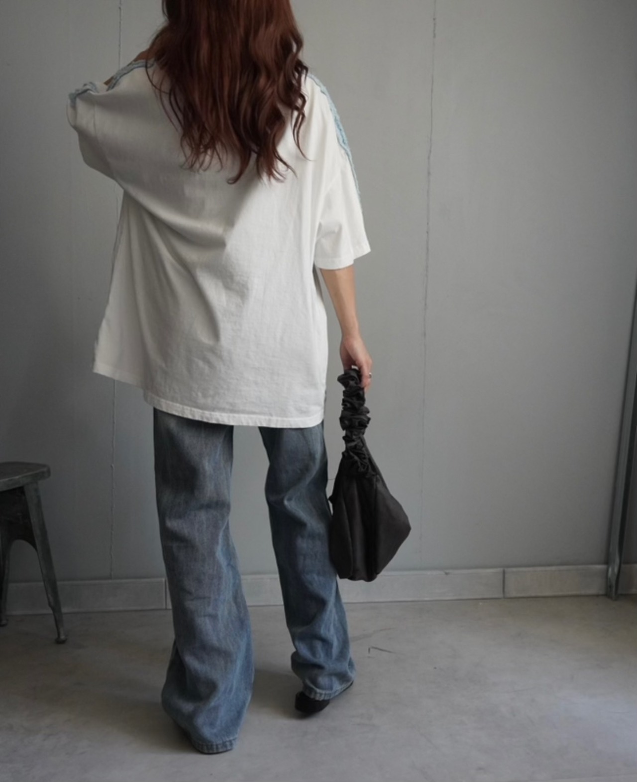 【unused.lab】Sideline denim patch CS/Blue