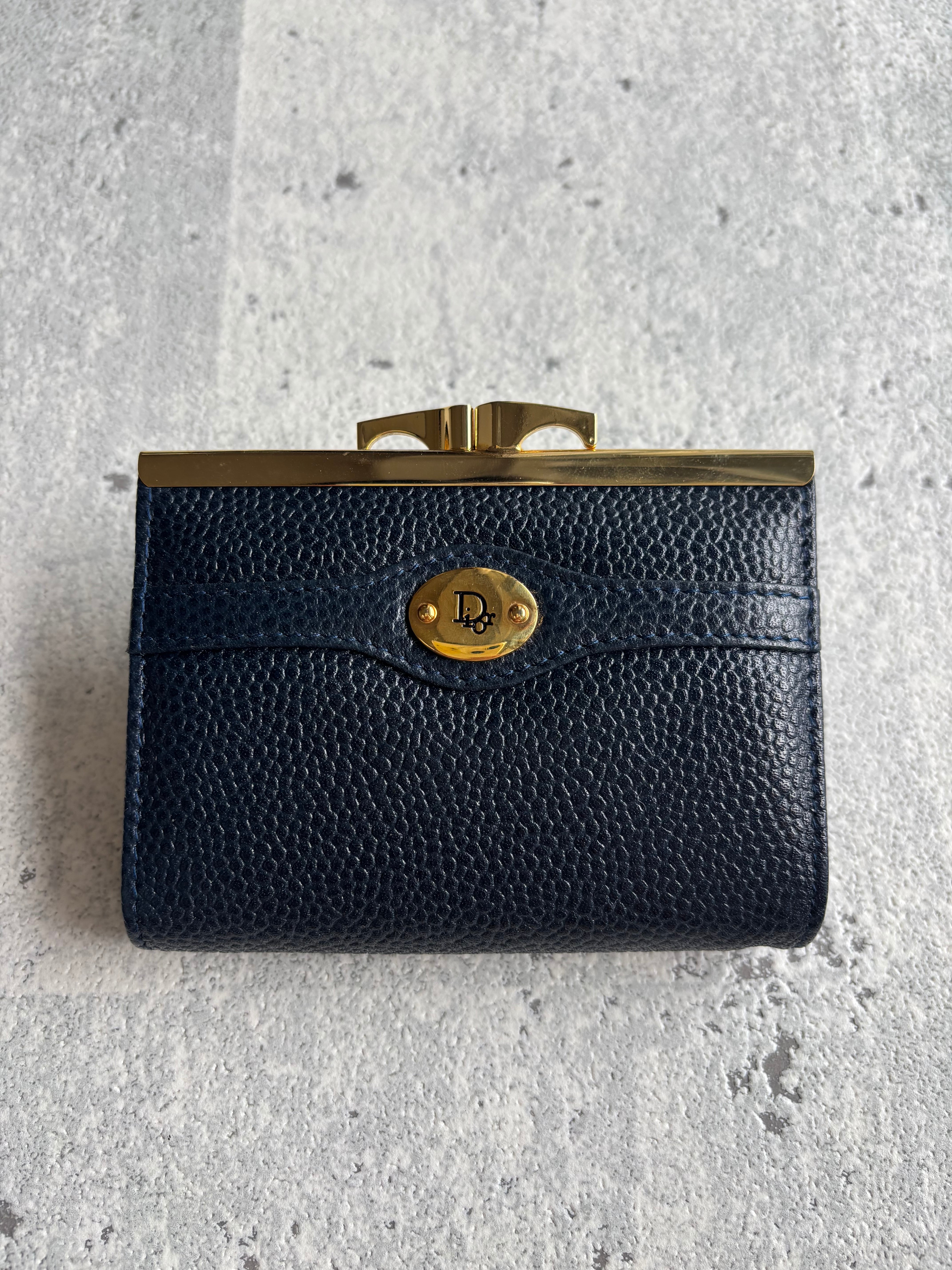 Yves Saint Laurent がま口レザーコインケース 箱付き | Petit luxe