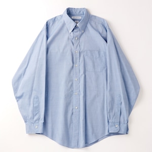 【美品】BROOKS BROTHERS B.D. cotton Shirt sax blue big size made in USA / ブルックスブラザーズ 長袖 ボタンダウン コットン シャツ サックスブルー サイズ17 実寸XL USA製 ミントコンディション