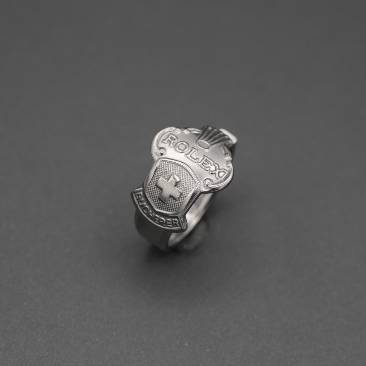 ロレックスのスプーンをリングにしました（クロス） | COSMOS Jewelry
