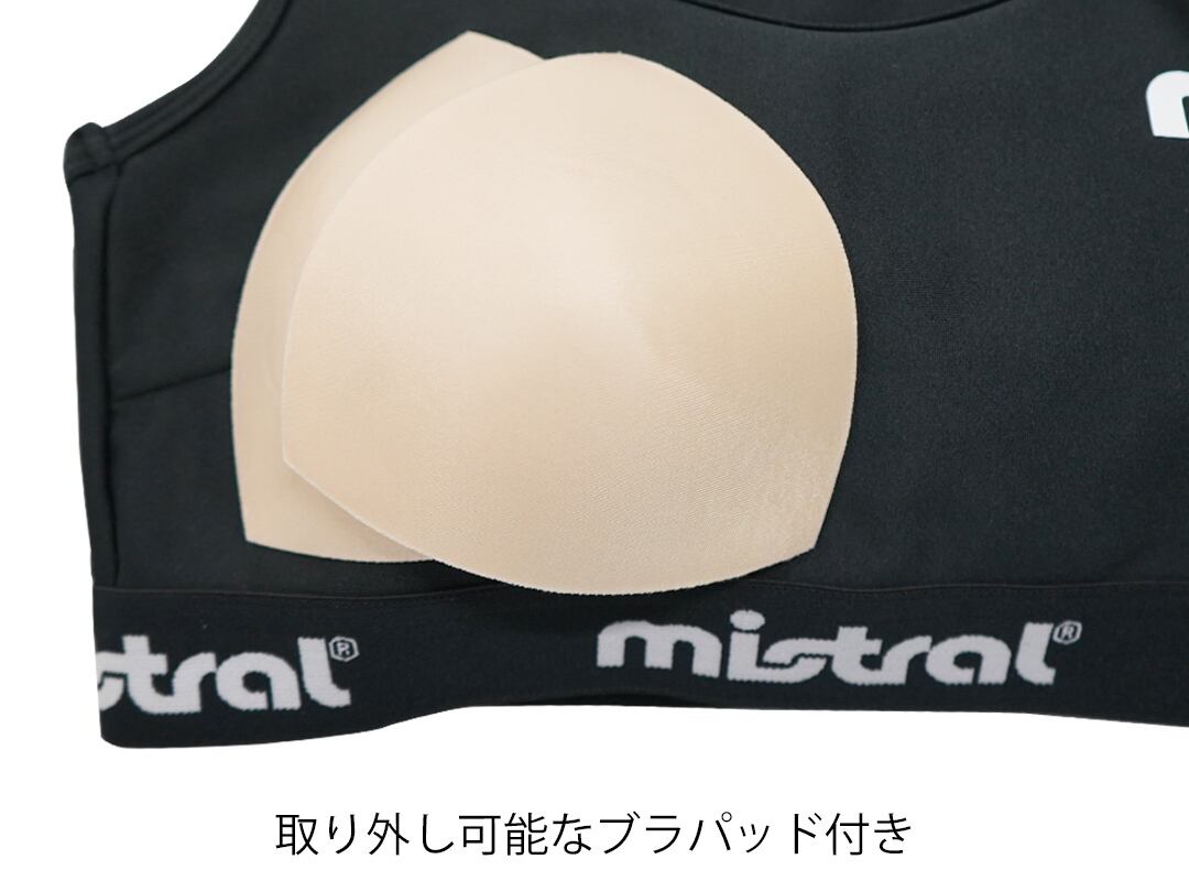 ウィメンズアクティブフィットブラトップ BLACK | mistral
