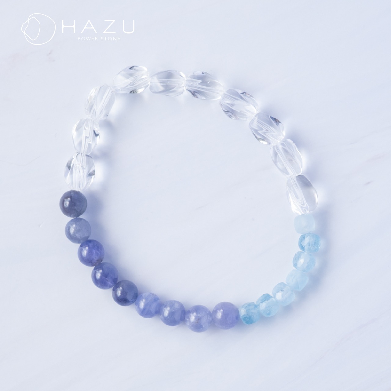 より良い方向へ導くブルーの輝き［タンザナイト／アクアマリン／水晶］