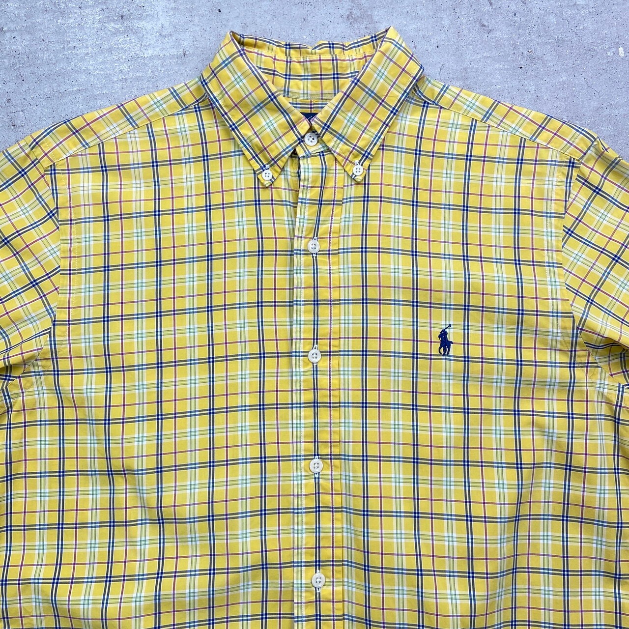 90年代 Ralph Lauren ラルフローレン CLASSIC FIT チェックシャツ 