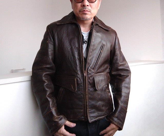 40s SPORT JACK HORSEHIDE JACKET 38