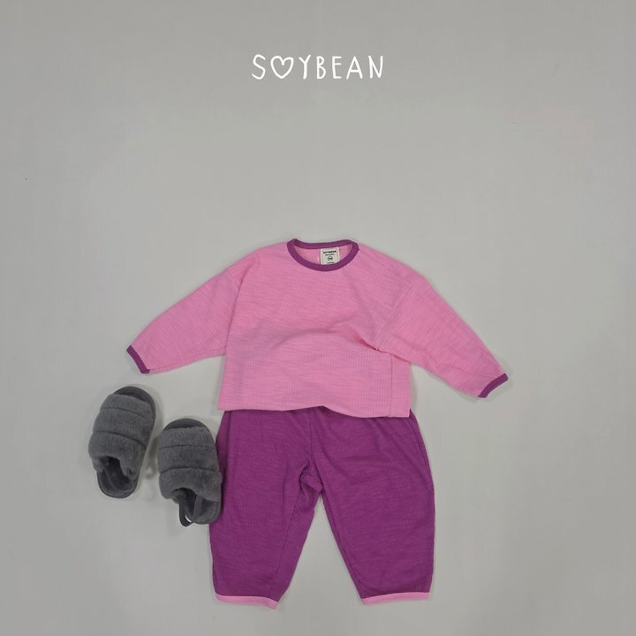 【取寄】SOYBEAN ルーズフィットカラールームウェア｜秋服｜韓国子供服｜ 26/AT