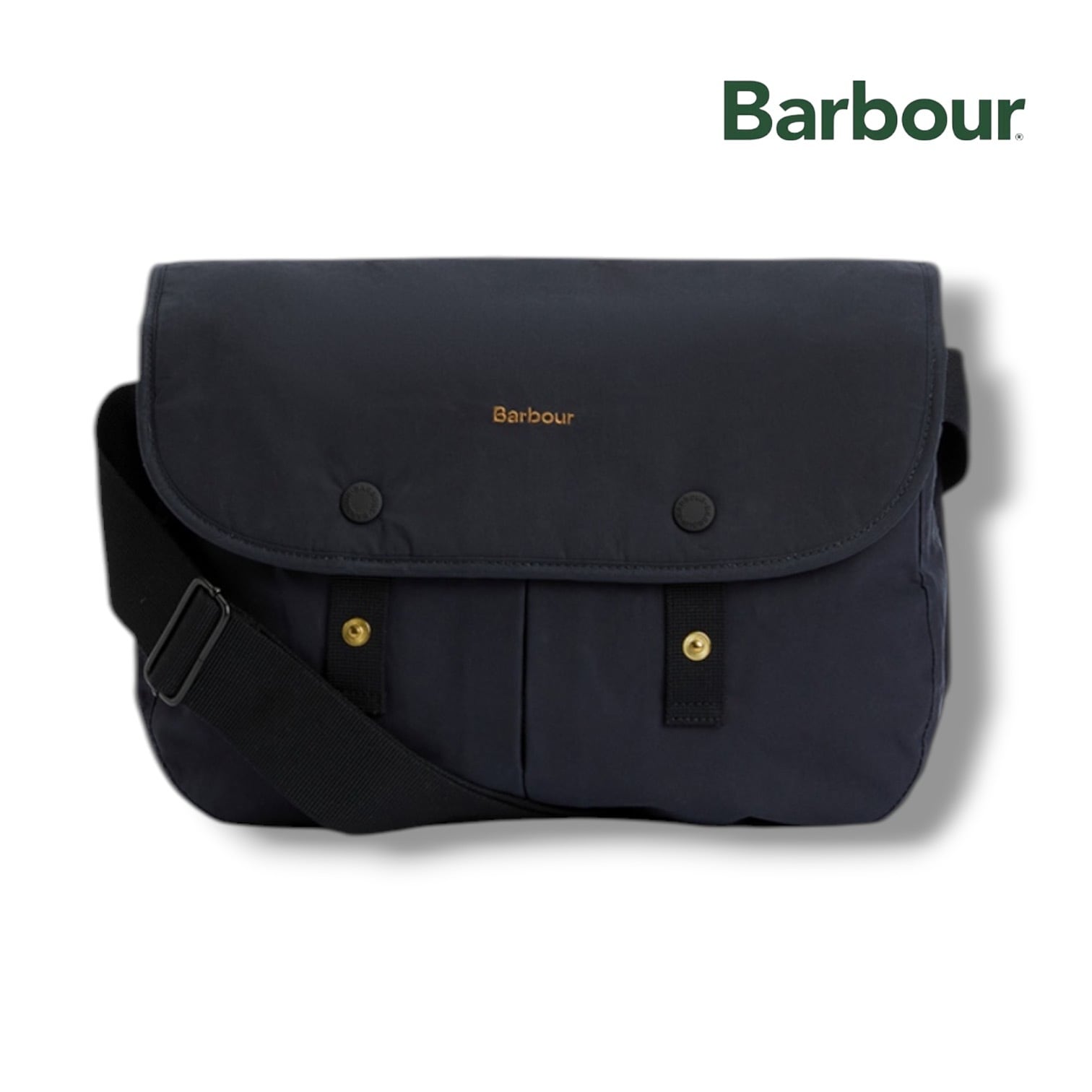 TRANSPORT-Riever CROSS BODY BAG-NAVY 〖Barbour〗トランスポートクロスボディバッグ