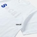 sacai サカイ 23SS 青山店限定 刺繍 ロゴ 半袖 Tシャツ 厚手 コットン トップス 日本製 23-0671S ホワイト / J&NREUSE メンズ トップス