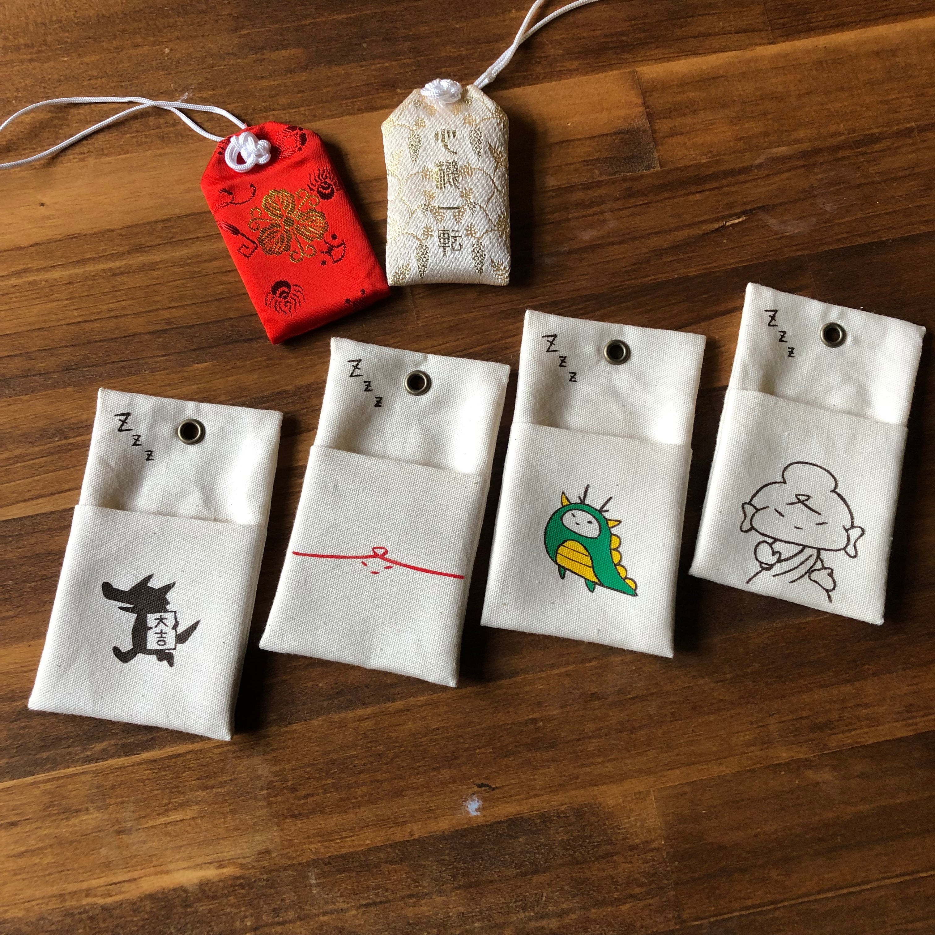 ウルフ舎のお守りおふとん/水引きぷん | 布とゆかいな仲間たち ウルフ舎