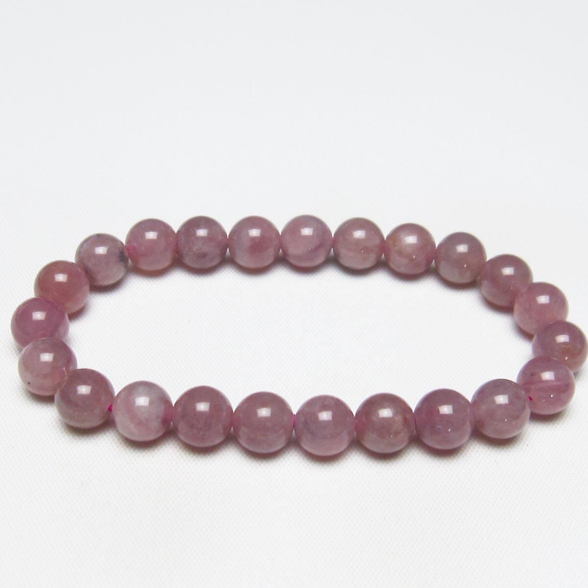 ローズクォーツ ブレスレット 8mm 一点物 メール便可 [M便 1/10] 111-36724