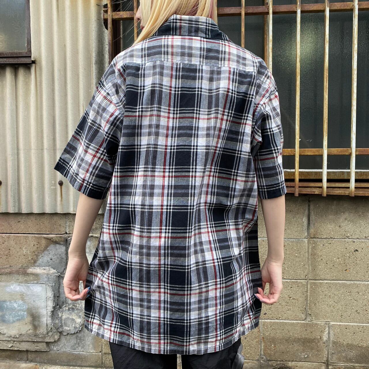 古着 ディッキーズ Dickies チェック柄 半袖 オープンカラー レーヨンシャツ ボックスシャツ メンズS相当 /eaa562950 楽天市場】古着 ディッキーズ Dickies チェック柄 半袖 オープンカラー