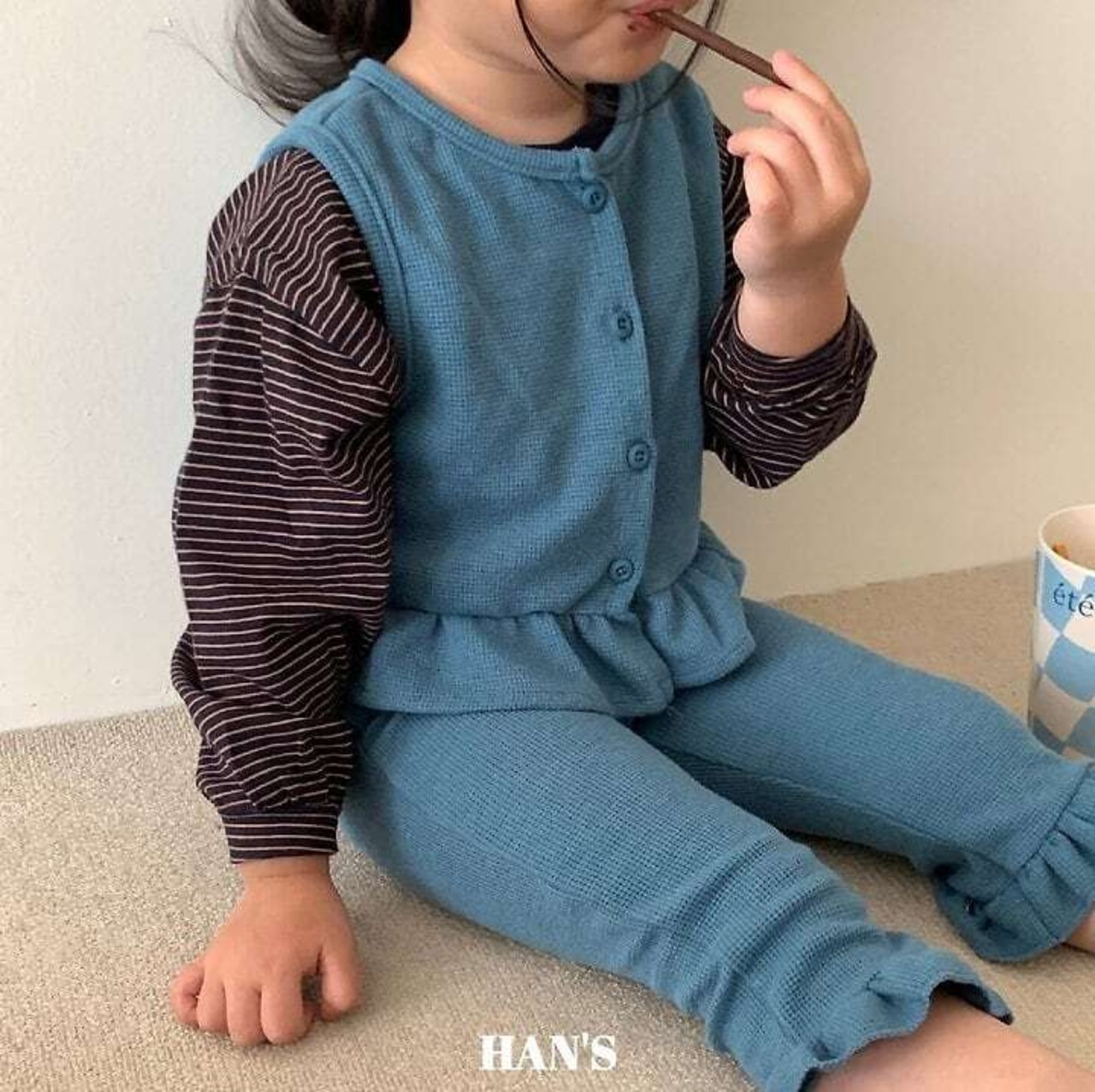 韓国子供服 / 26Autumn / 〖取寄〗Hans / ゼスティ九分丈パンツ / キッズ服 / ジュニア服 *XS~JM*