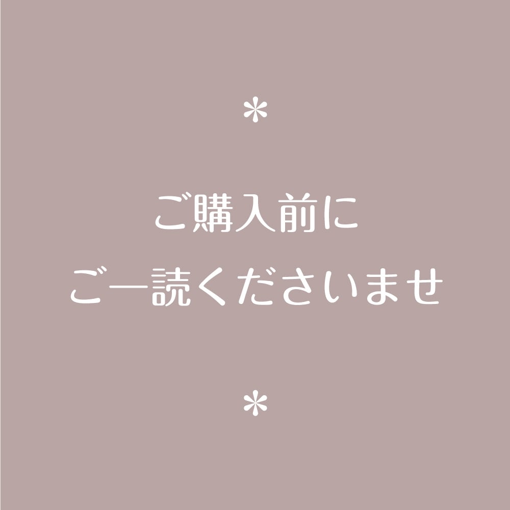 ご購入の前にお読みください＊ | SONORITE