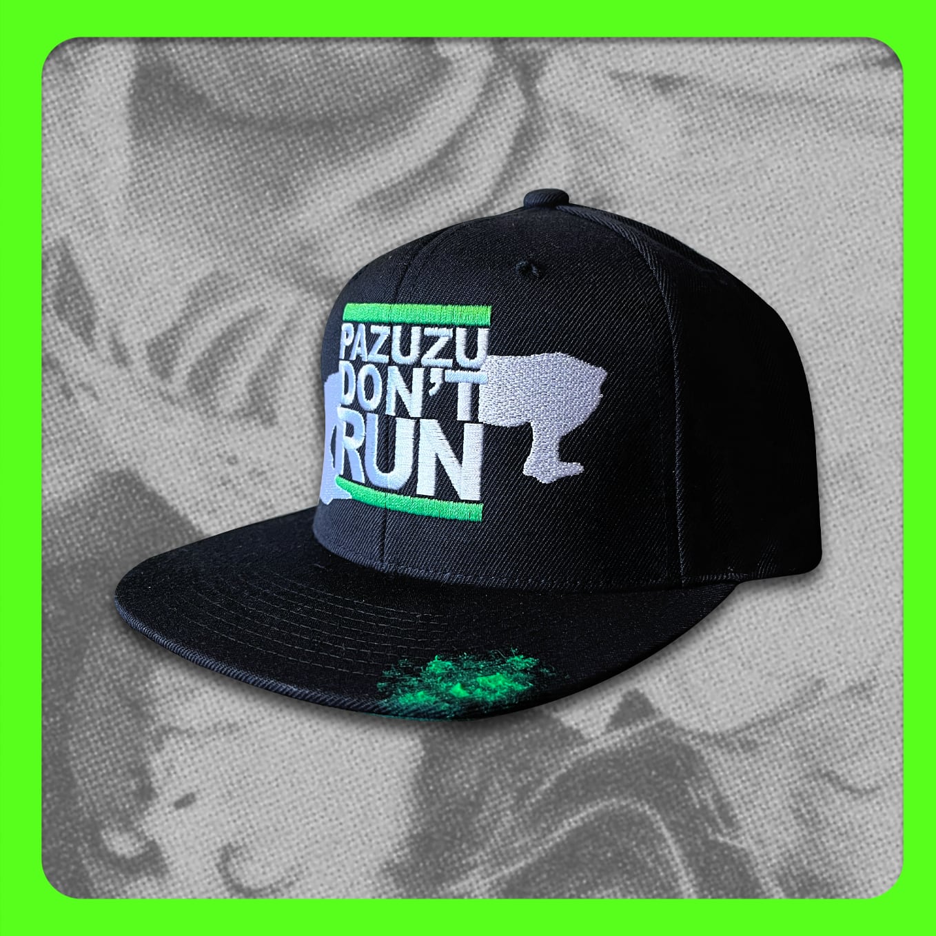 【HANG】PAZUZU DON’T RUN cap