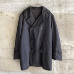 agnes’b homme black nylon coat