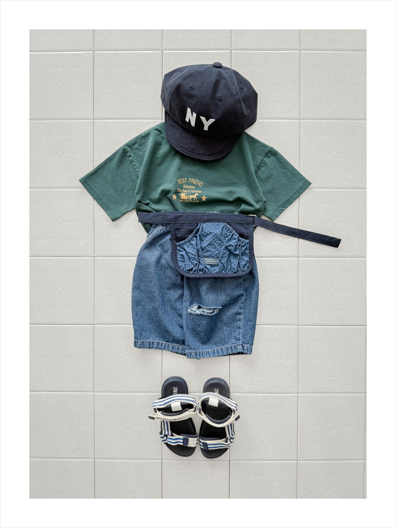 【取寄/韓国直送】ONU  25/SM パラダイスTシャツ