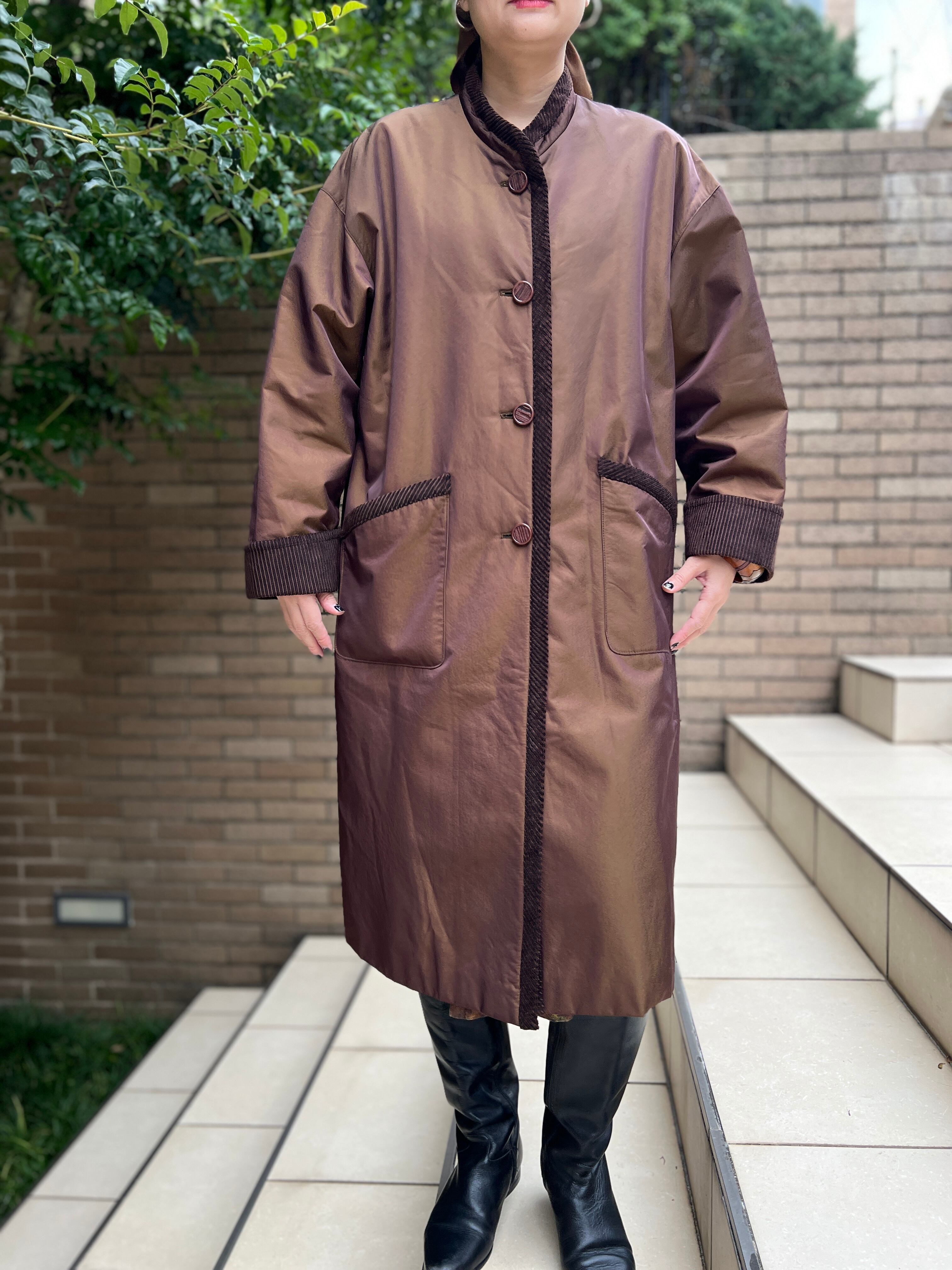 Vintage metalic brown × corduroy coat ( ヴィンテージ メタリック ブラウン × コーデュロイ コート )