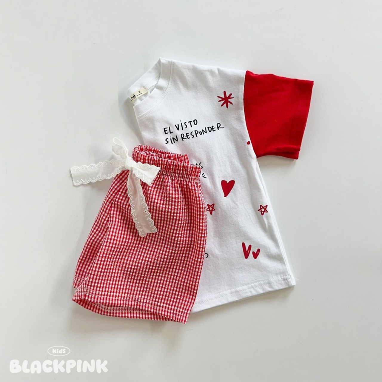 [BLACKPINK] Lettering color tee / [블랙핑크] 레터링컬러티