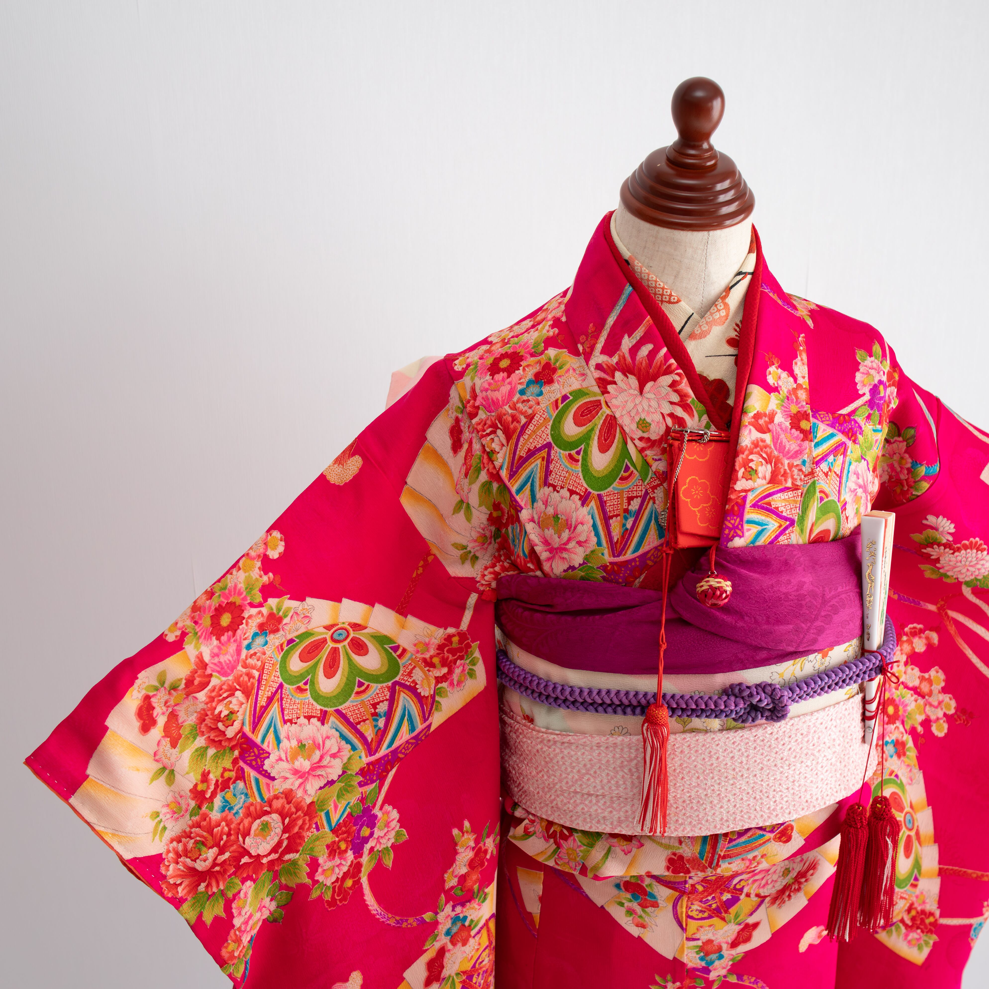 女の子帯style『hanaougi』/SA7012(対応身長目安 約113㎝〜120㎝)